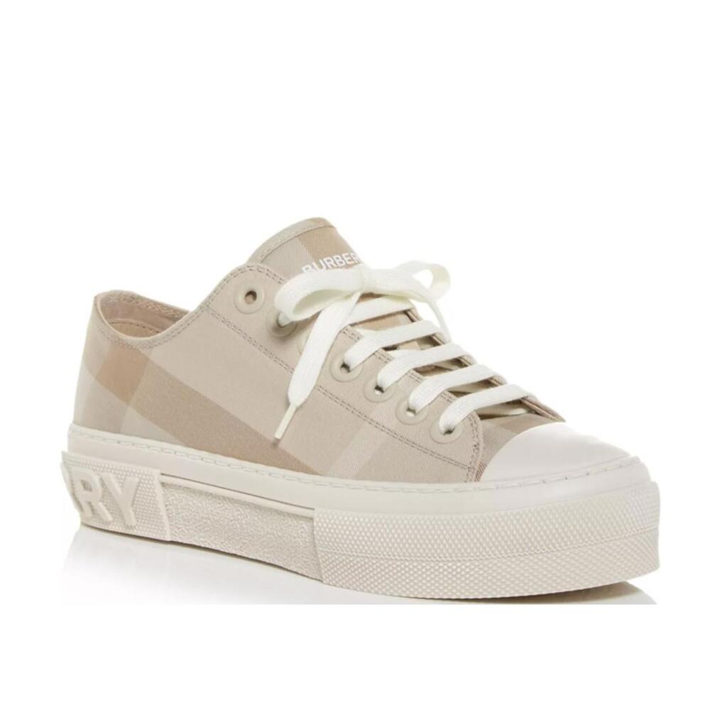 New Authentic Burberry Jack Vintage Check Platform Low Top Sneakers 41 10 - Picture 1 of 7